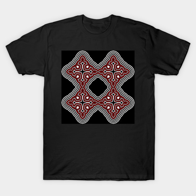 crossover T-Shirt by Hahanayas